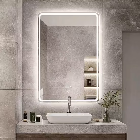 Miroir d'art argenté décoratif irrégulier de forme adaptée aux besoins du client/miroir en aluminium